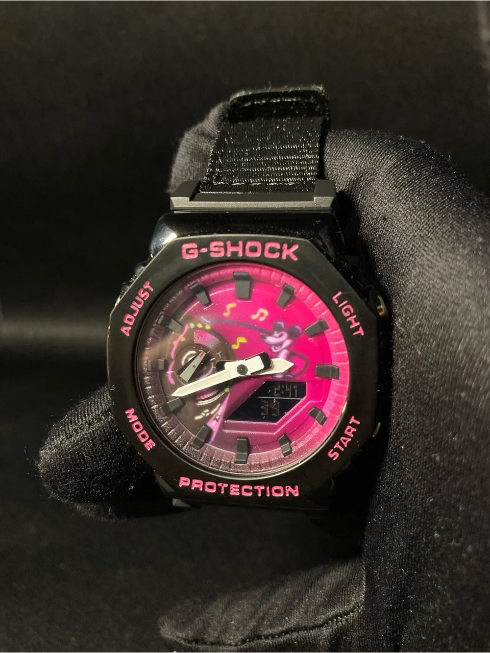 Pink and Black G Shock Gm2100